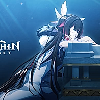 Genshin Impact: Лаццо в зимней ночи